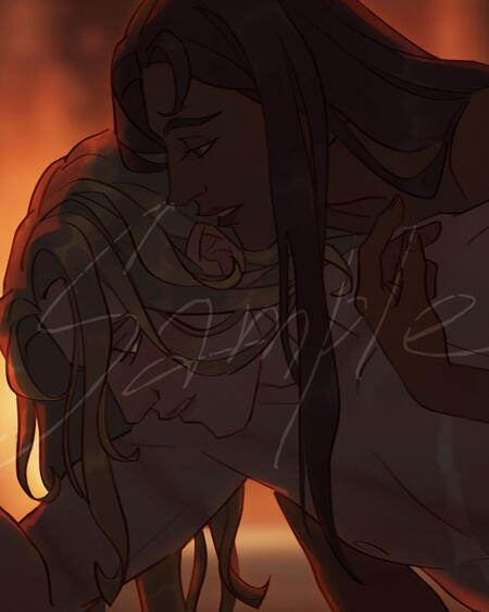 2 character portrait